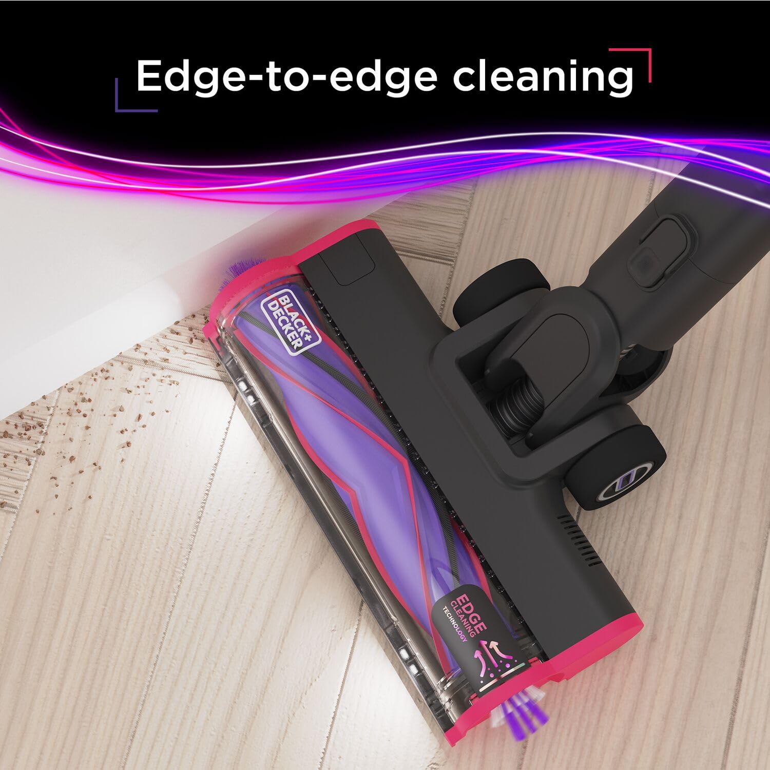 مكنسة كهربائية عمودية لاسلكية بلاك اند ديكر 21.6 فولت بمحرك رقمي قوي