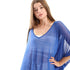 Jamila Women Sheer Cover UP ,royal blue