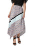 Elle Asymmetric-Hem Patterned Midi Skirts for Women - Safqqa Egypt