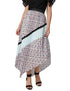 Elle Asymmetric-Hem Patterned Midi Skirts for Women - Safqqa Egypt