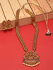 ZAVERI PEARLS Antique Gold Tone Bridal Collection Long Temple Neckla - Safqqa Egypt