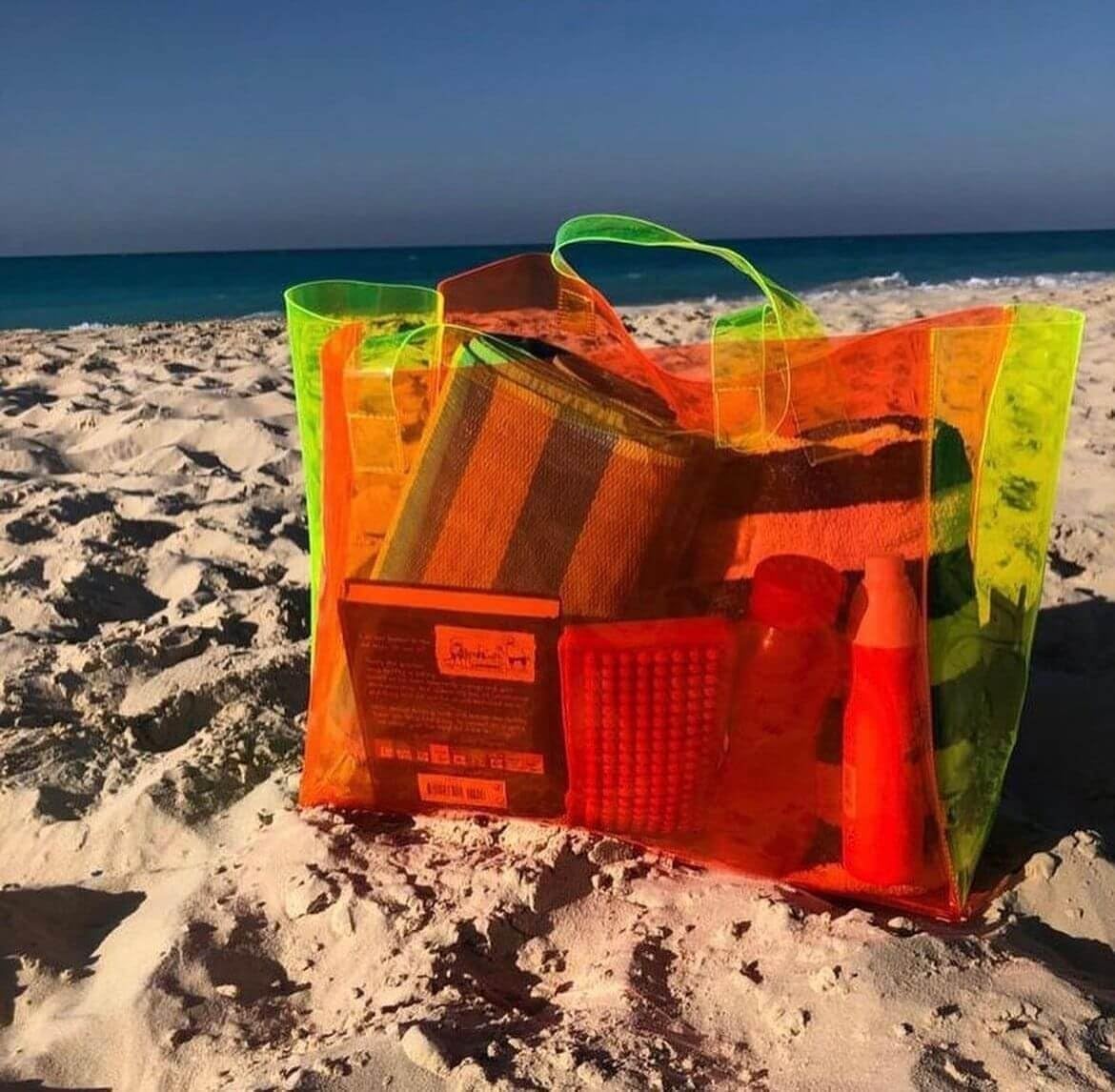 Mamas Gift Neon Beach Bag