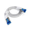 KabelDirekt – 0.25m – Flat Ethernet/LAN/network cable (Cat 7, 10Gbps, RJ45 connector, highly flexible, suitable for permanent installation, for maximum optical fibre speeds, white)