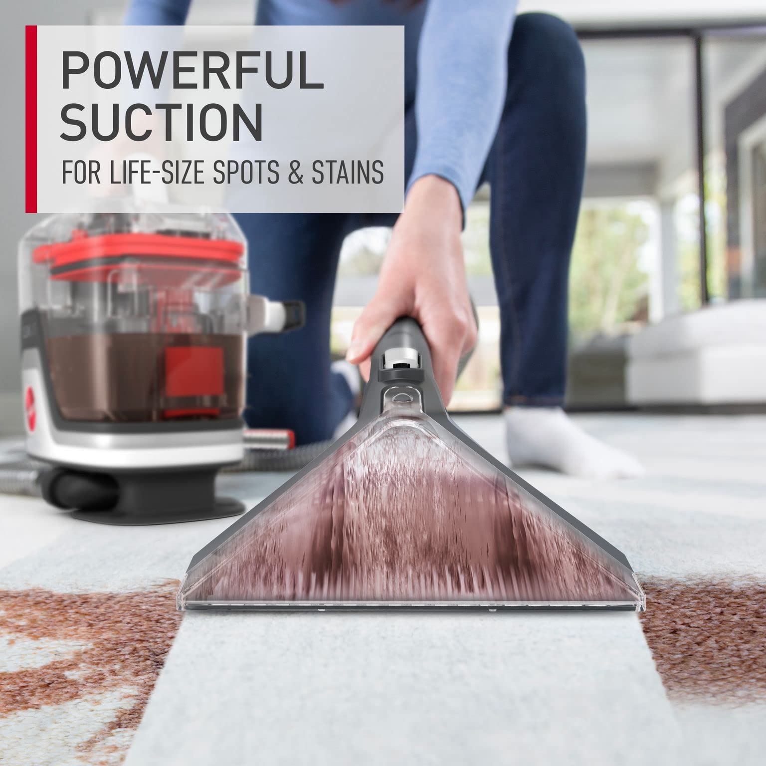 Hoover Cleanslate Carpet & Upholstery Powerful, Multi-purpose Spot Cleaner, Stain Remover, Portable, CDSW-MPME  -Lightly used and the liquid is available but missing.