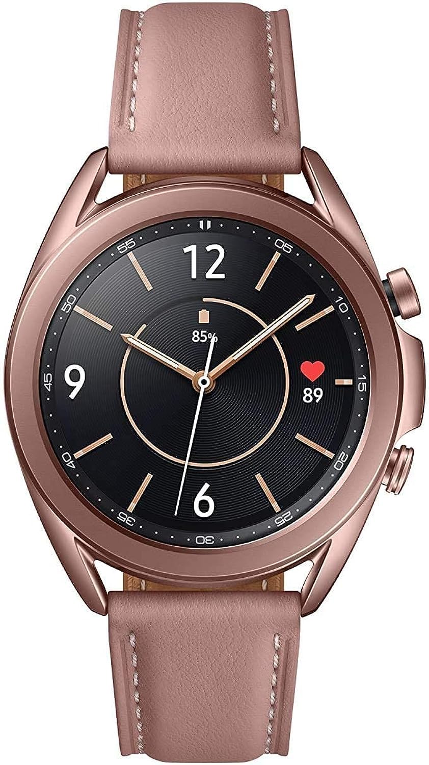 سامسونج SM-R850 ساعة ذكية Galaxy Watch3، مقاس 41 مم - اللون البرونزي الميتاليك