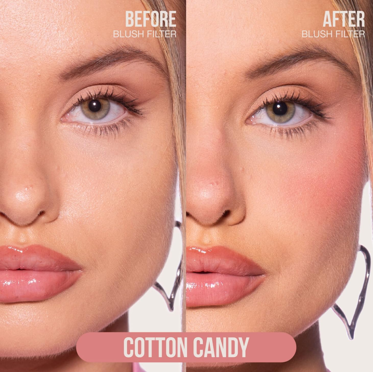 HUDA BEAUTY Blush Soft Glow Liquid Blush Cotton Candy