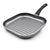 Celar Aluminum Soft Touch Fitting Square Grill Pan, 26 cm Size, Grey, Made In Portugal
