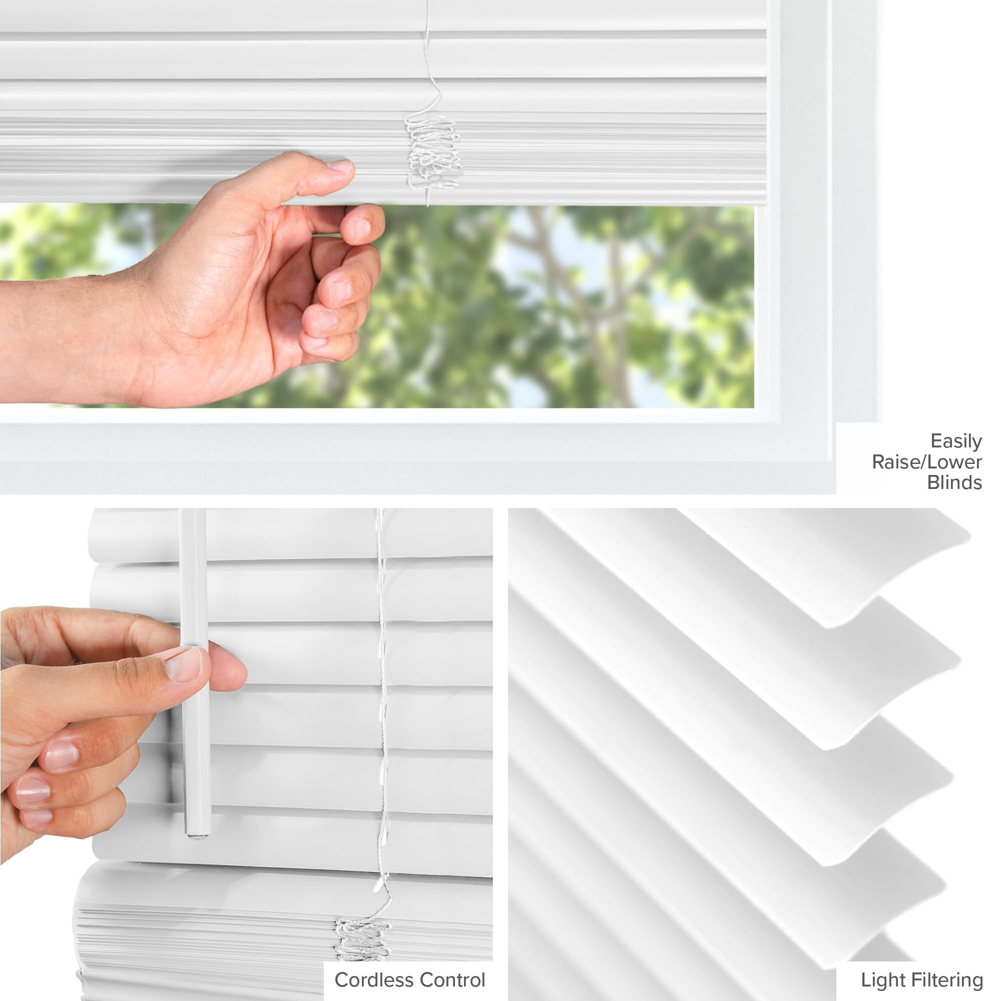 CHICOLOGY Horizontal Gloss Mini Blinds – Stylish Window Coverings – Safqqa Egypt
