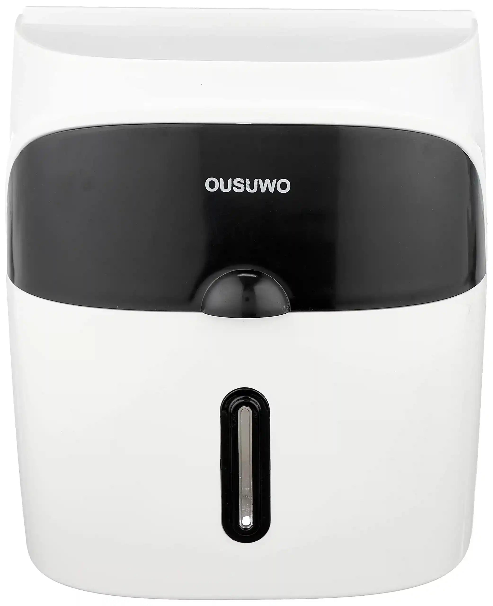 ملصق حائط بلاستيكي كبير الحجم مع مشبك ودرج (20 * 14 * 22 سم) - أبيض*أسود