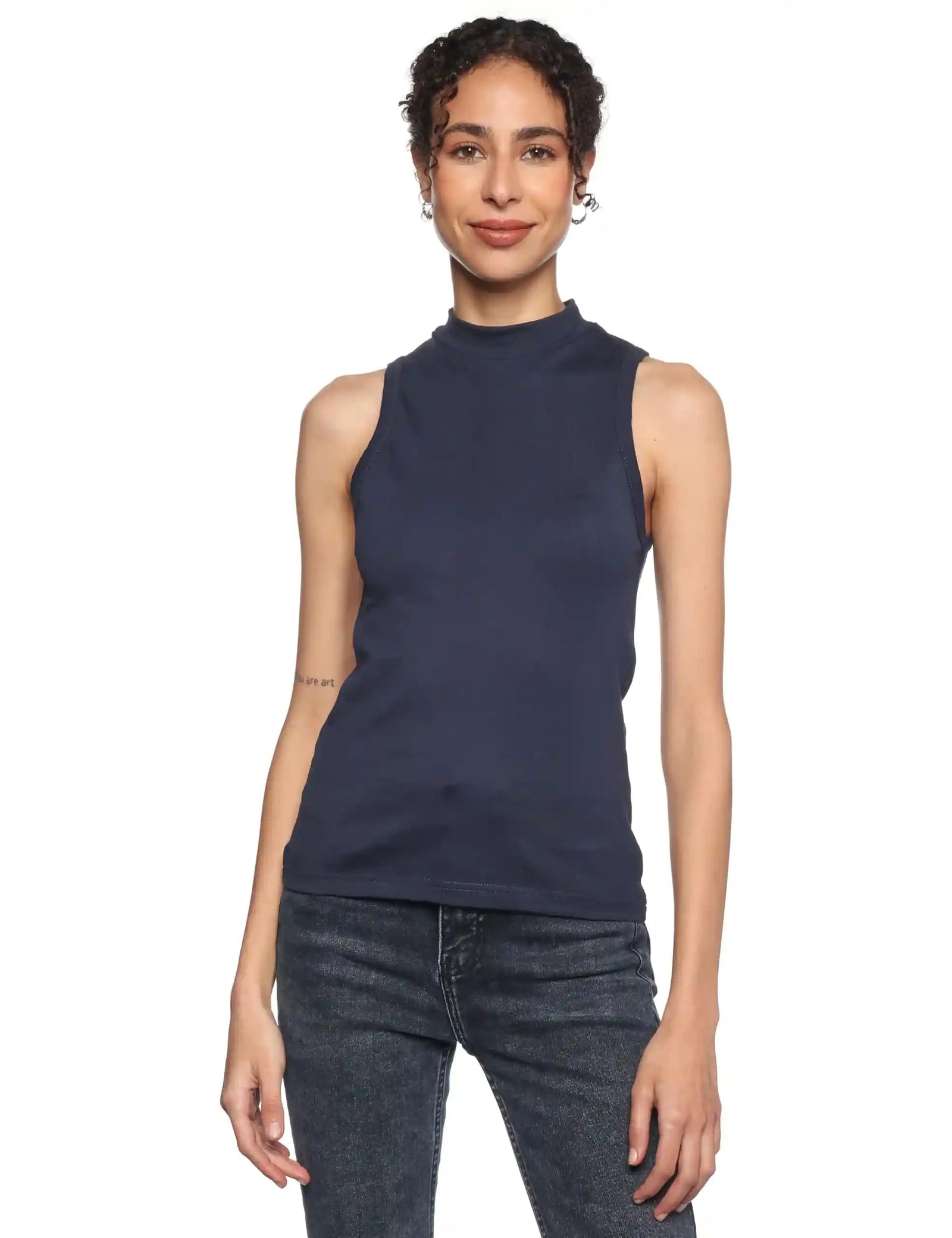 MAG's High Quality Halter Neck Ribbed Tank Top for Women - Safqqa Egypt