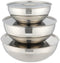 SAS Refrigerator Storage Set 3 Pieces – Stainless Steel Containers for Food Storage- Have Scratches