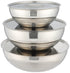SAS Refrigerator Storage Set 3 Pieces – Stainless Steel Containers for Food Storage- Have Scratches