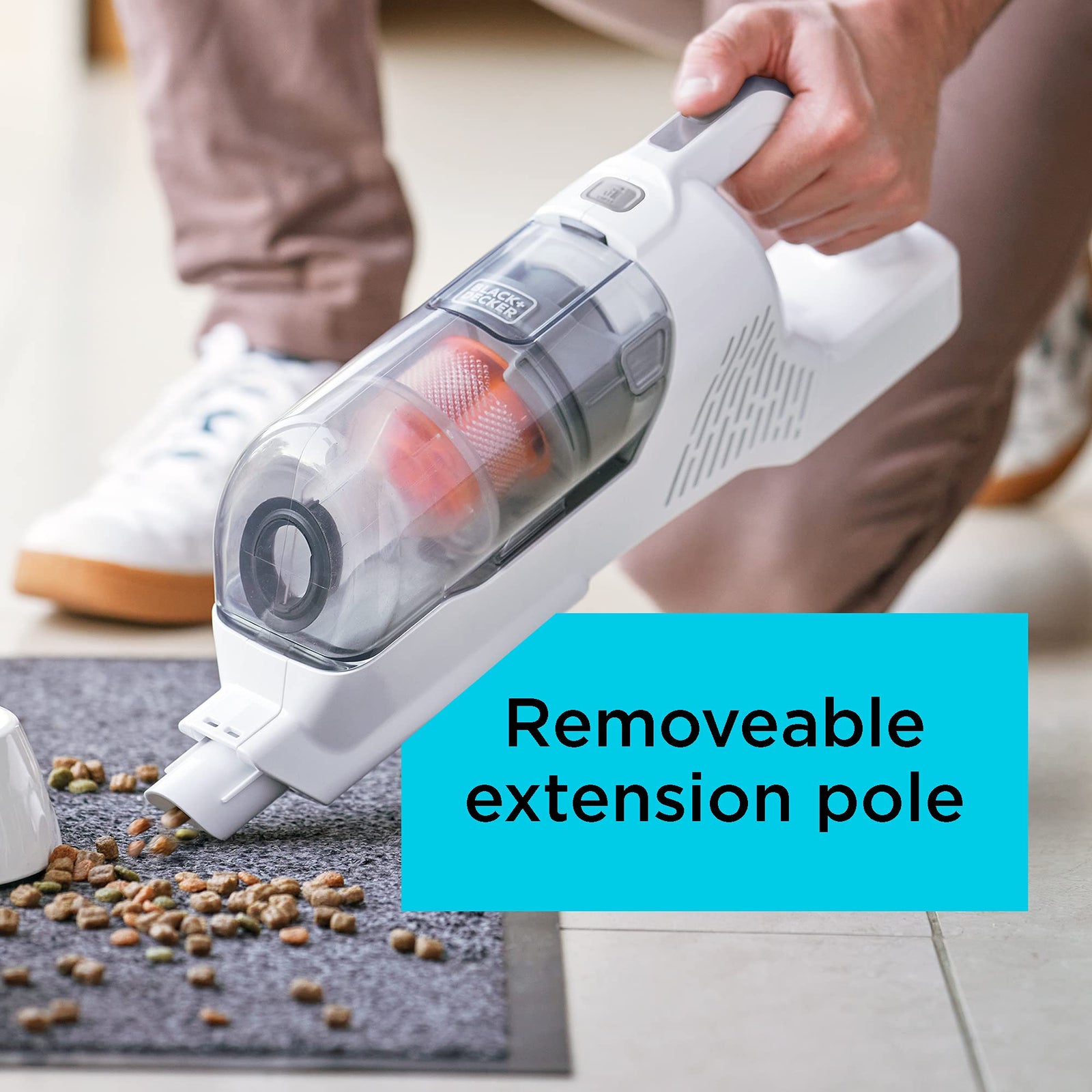 Black & Decker Powerseries+ Cordless Stick Vacuum Cleaner – 18V, 33-Minute Runtime, 2-Speed, Beater Bar
