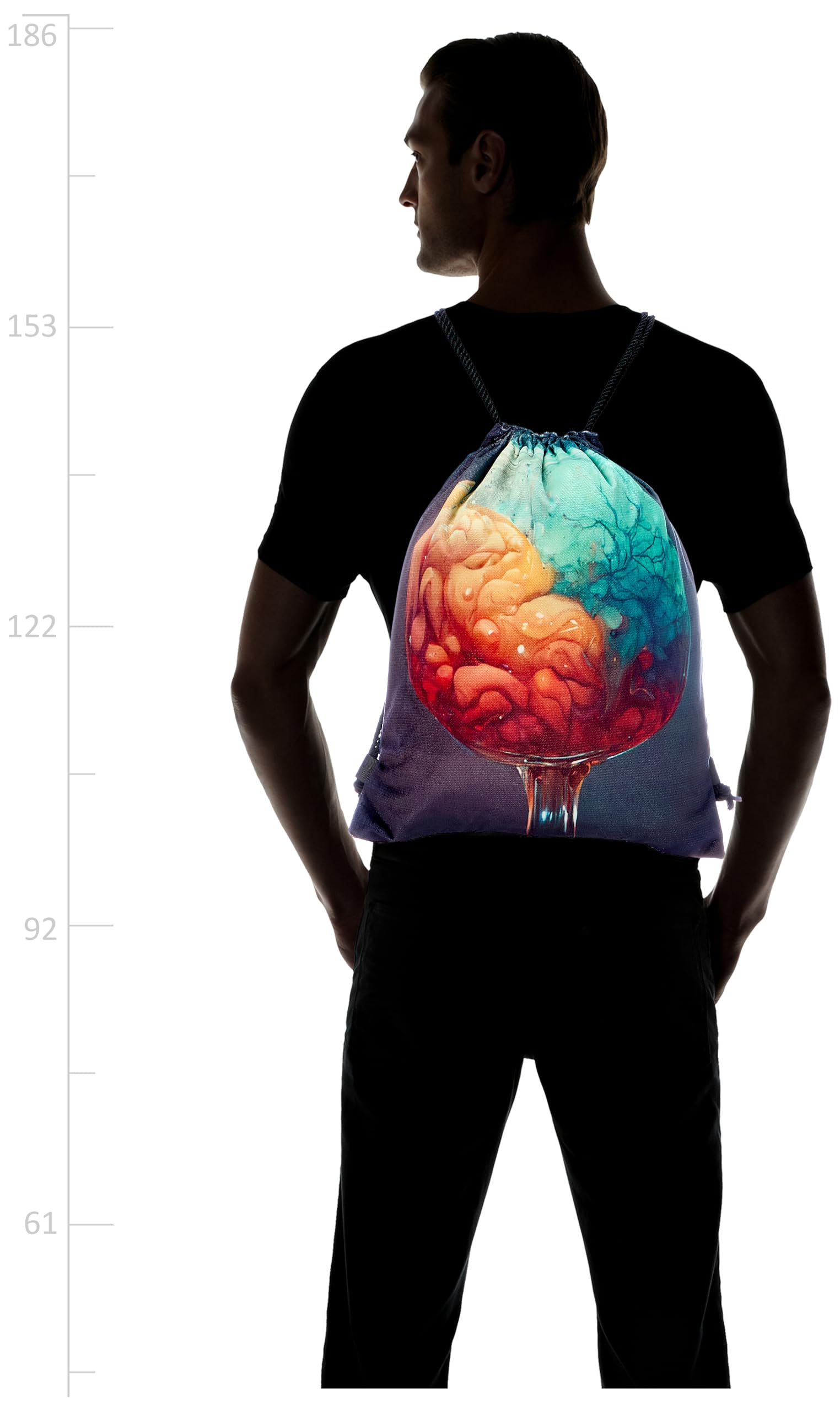 شنطة برباط للاطفال من تات، مقاس L، متعددة الالوان، موديل 583