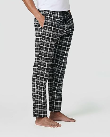 Real Essentials Men Pajama Pants Casual Lounge Sleepwear