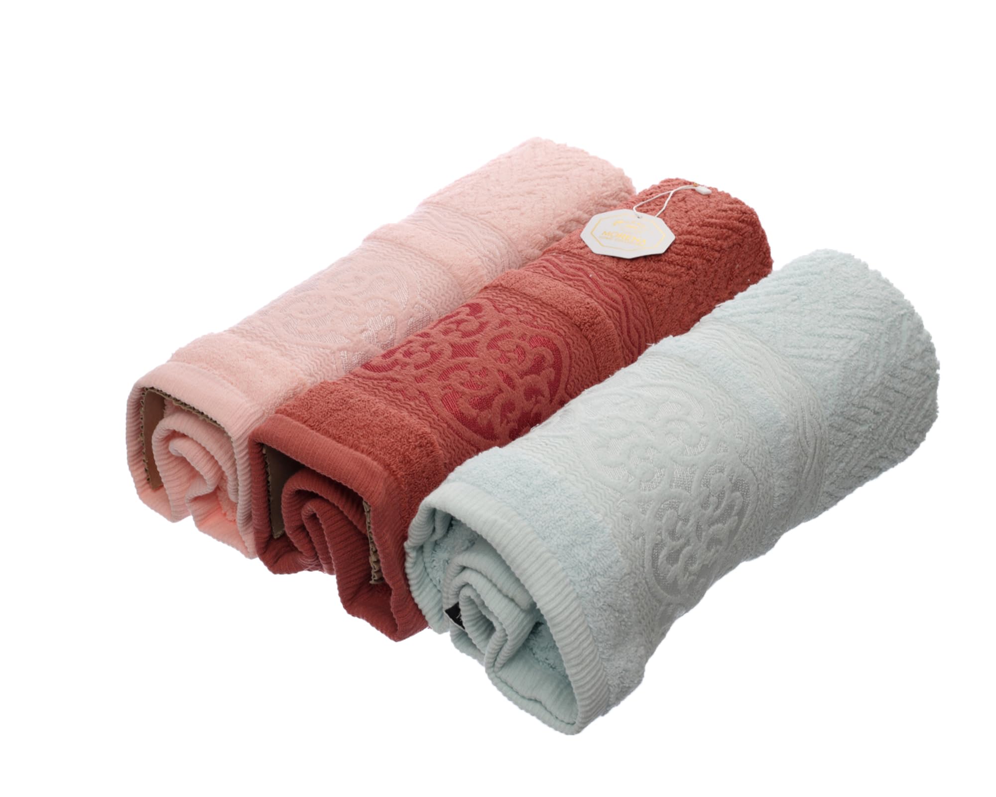  طقم فوط قطن من  Egyptian Textile عبارة عن 3 قطع يوفر نعومة ممتازة، امتصاص عالي