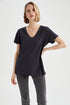 DeFacto womens U6406AZ T-Shirt