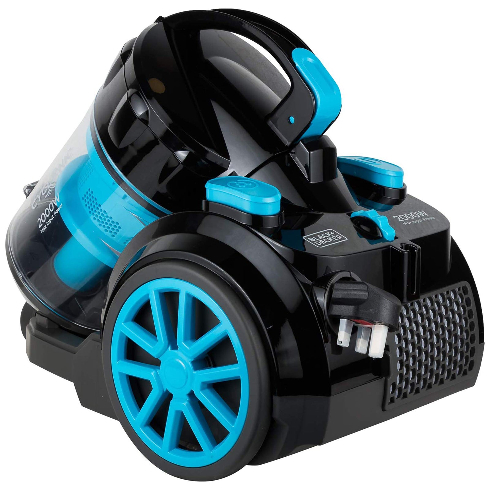 Black & Decker 2000W Bagless Cyclonic Canister Vacuum Cleaner Multi Color - Vm2080-B5 ( Damage Box )