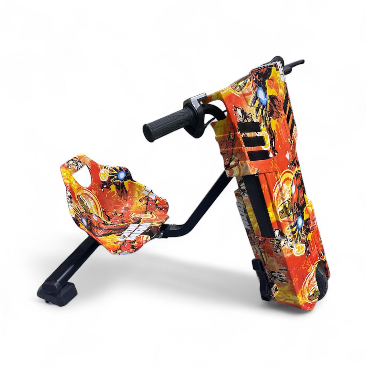 سكوتر كهربائي للأطفال من دريم لاند سليك درِفت، بقوة 36 فولت 3.6 أمبير – لون أصفر سبايدر – موديل BD-030B