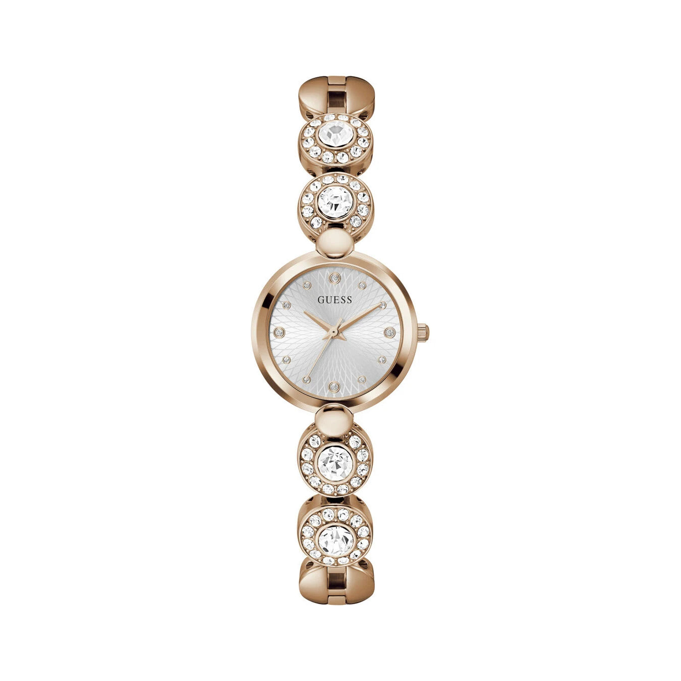 Guess Stardom Women’s Watch – Silver Dial, Stainless Steel Strap (GW0757L1)