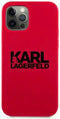 Case Karl Lagerfeld KLHCP12MSLKLRE iPhone13 Pro Max 6,7" Silicone Stack Logo red - Safqqa Egypt