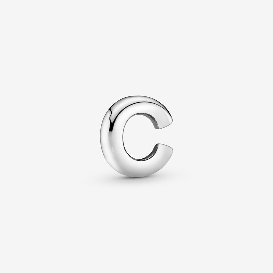 Pandora Letter C Petite Charm – Sterling Silver