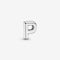 Pandora Letter P Petite Charm – Sterling Silver Alphabet Element