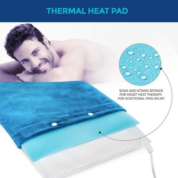 I - Cheim Comfort Heal Heating Pad - Size 30*60 CM - Blue - Safqqa Egypt