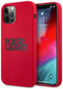 Case Karl Lagerfeld KLHCP12MSLKLRE iPhone13 Pro Max 6,7" Silicone Stack Logo red - Safqqa Egypt