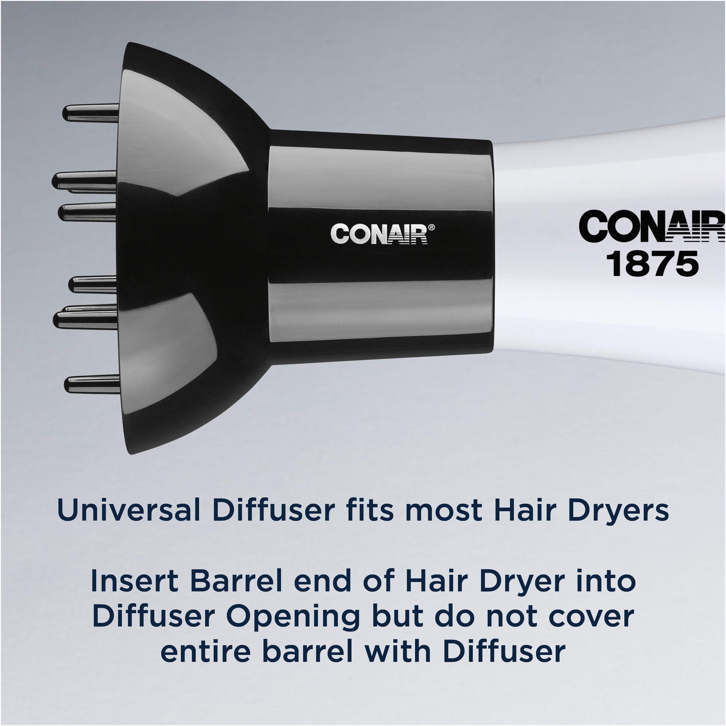 Conair Volumizing Diffuser Hair Dryer Attachment for Frizz-Free Curls