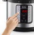 Black&Decker 7-in-1 Smart Electric Pressure Cooker, 6L, 1000W – Programmable Multi-Cooker, Black/Silver – PCP1000-B5