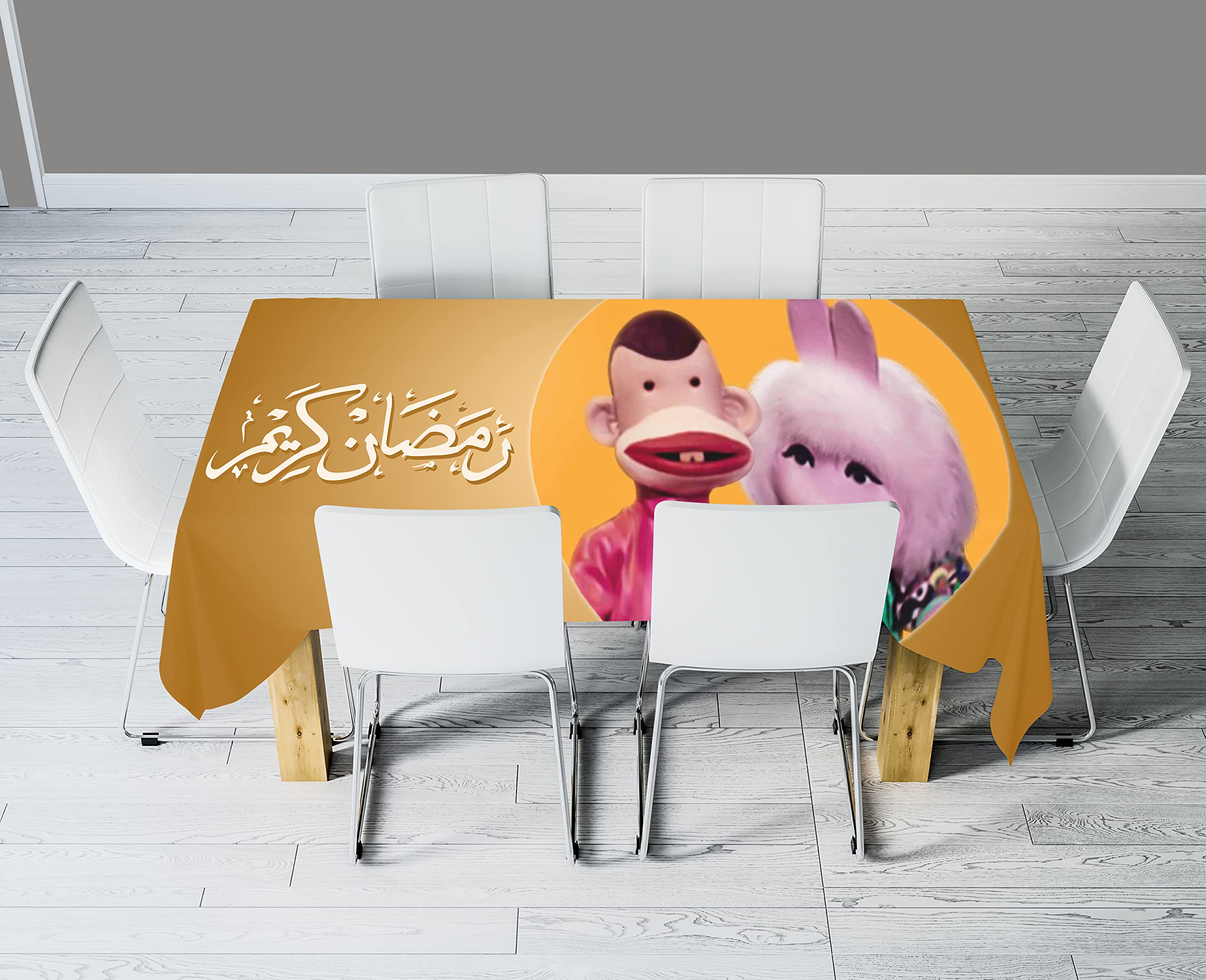 طاولة طعام مطبوعة Bogy W Tamtam من Jalsa هي إضافة أنيقة وعملية لمساحة الطعام. تتميز بسطح مطبوع بتصميم جذاب يضيف لمسة ديكورية مع الحفاظ على الاستخدام العملي اليومي.