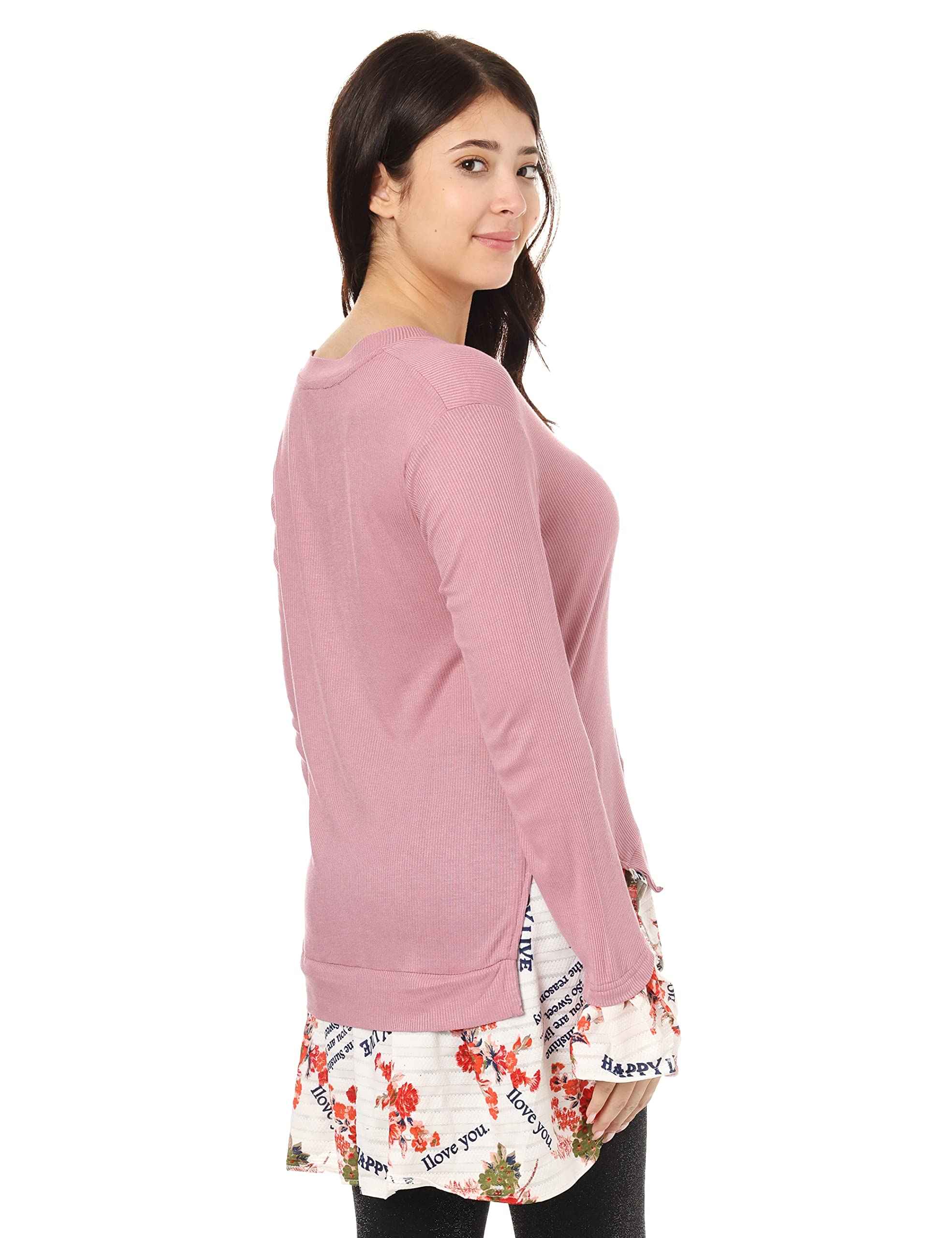 Kady Women High Low V Neck Blouses - Safqqa Egypt