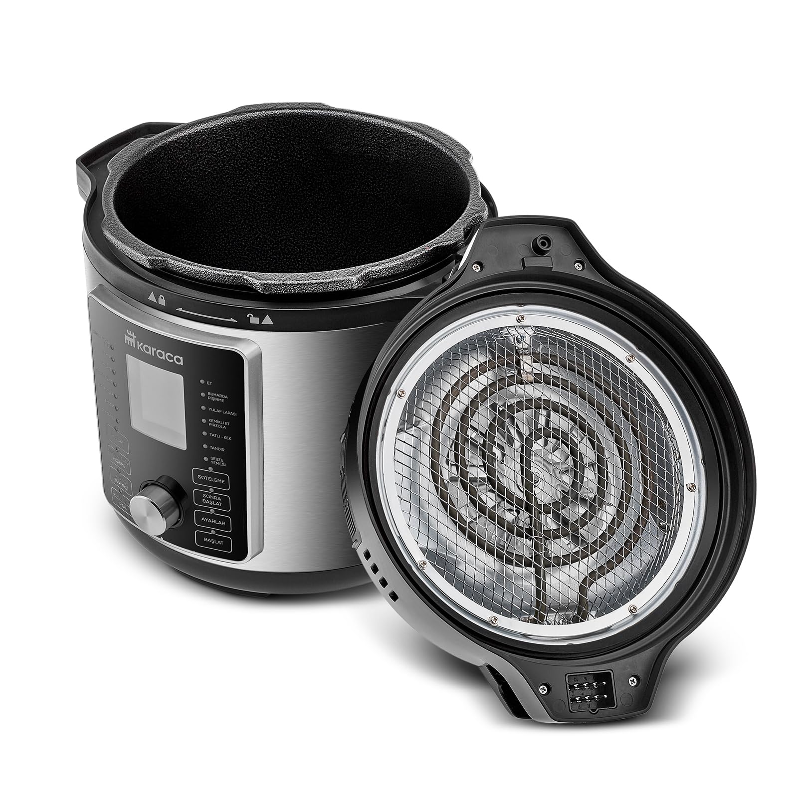 كاراچا حلة ضغط كهربائية ذكية متعددة الأغراض 2 في 1