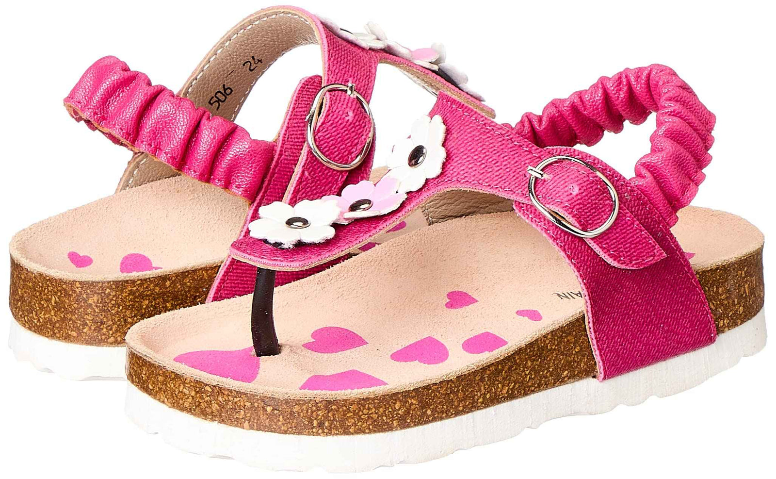 Bellino Flower Sandals for Girls - Safqqa Egypt
