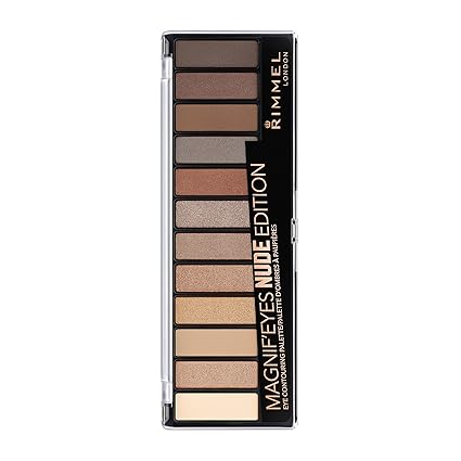 Rimmel 12 Pan Eyeshadow Palette Nude Edition – Natural & Glam Looks