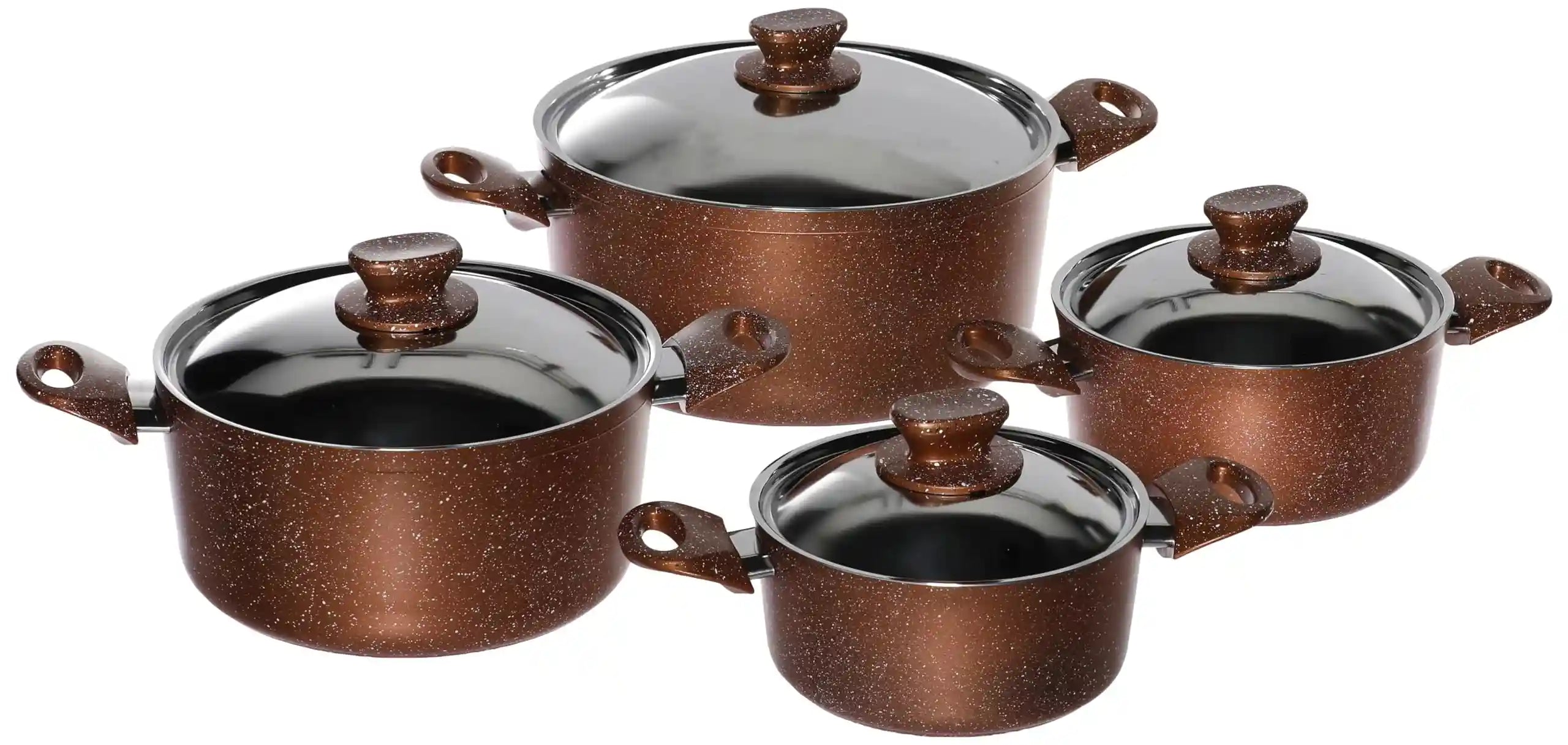 El Maleka Primero Granite Pot  Set, 10 Pieces