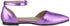 SWAY Shoe For Womens Glossy Purple Soft cushioned insole for enhanced comfort