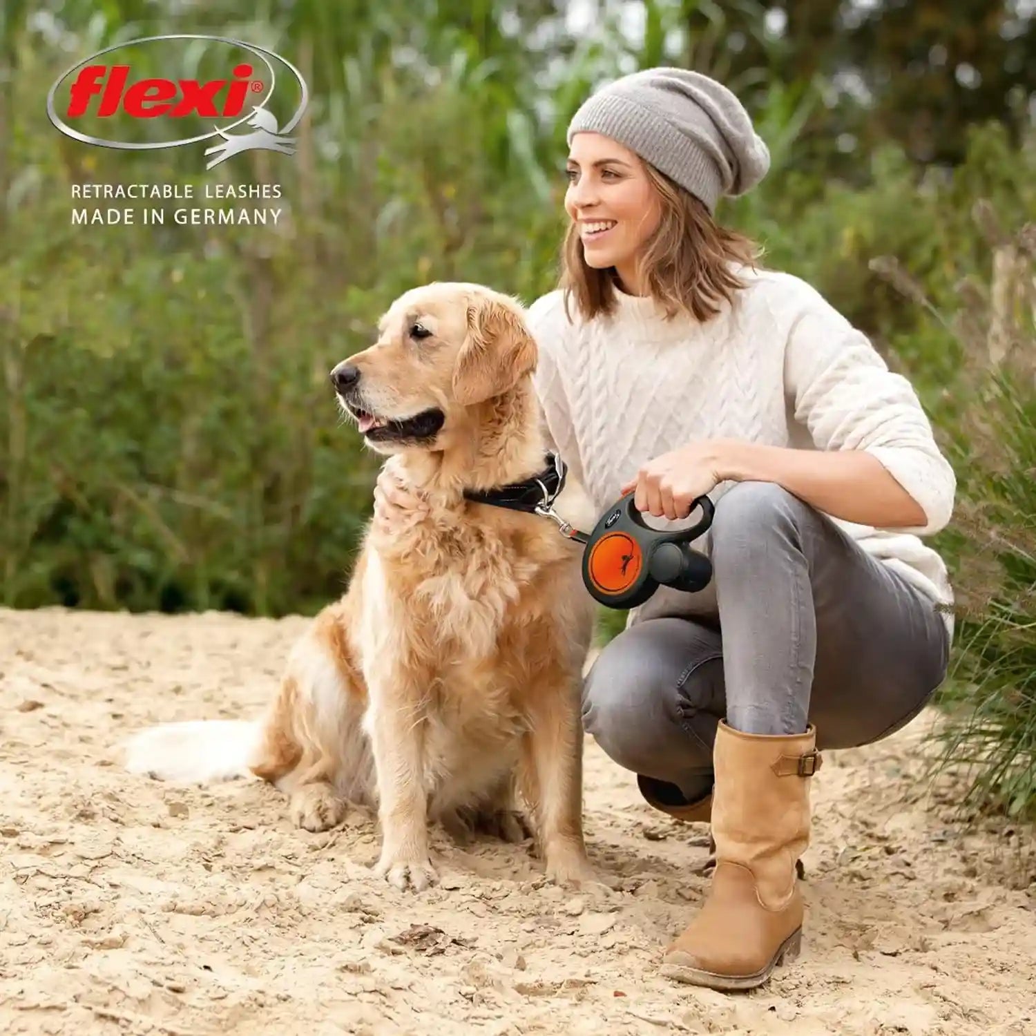 Flexi Tape 5m orange For Dog