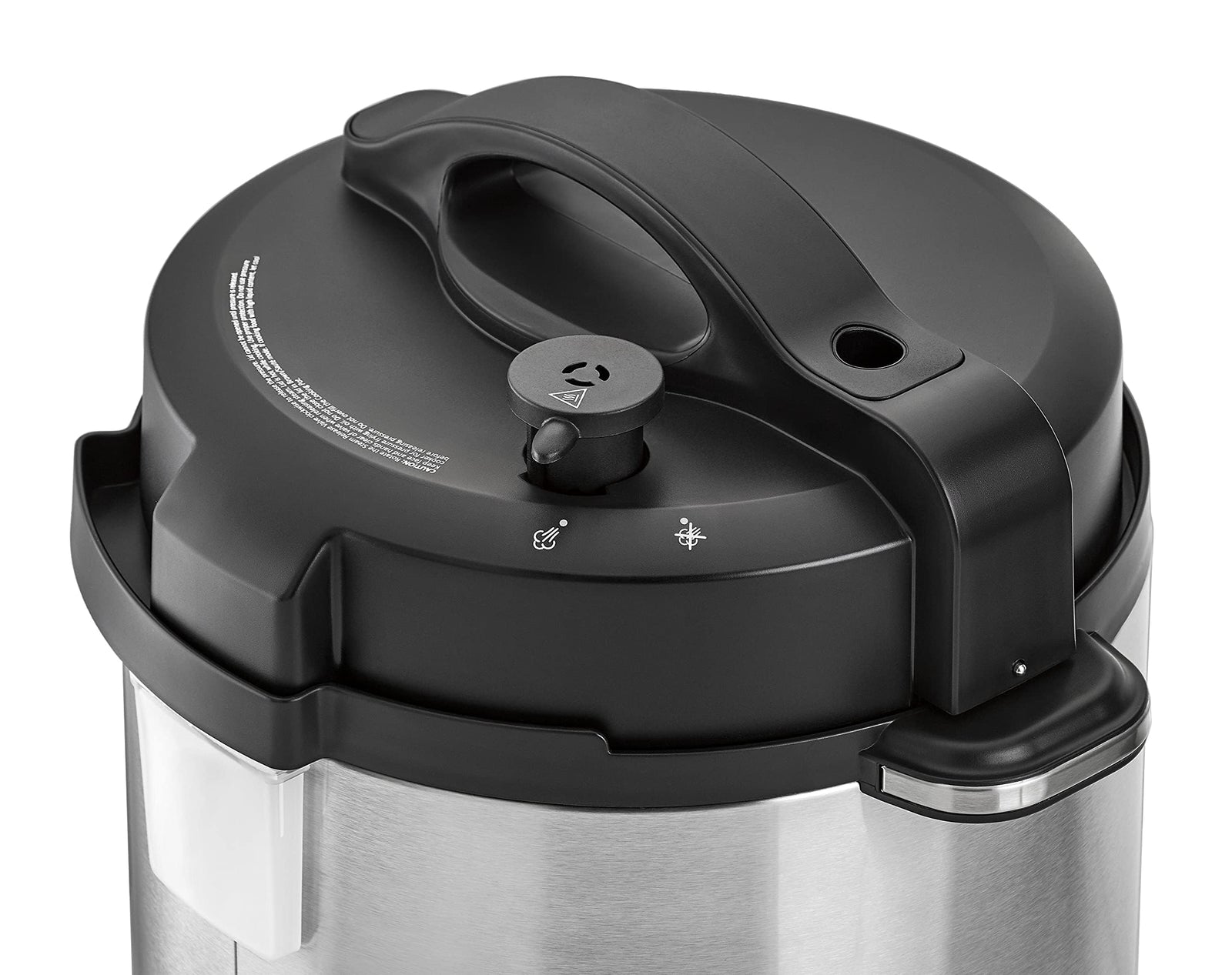 Black&Decker 7-in-1 Smart Electric Pressure Cooker, 6L, 1000W – Programmable Multi-Cooker, Black/Silver – PCP1000-B5