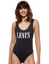 Levi's Women's Bodysuits Nightwear - Black