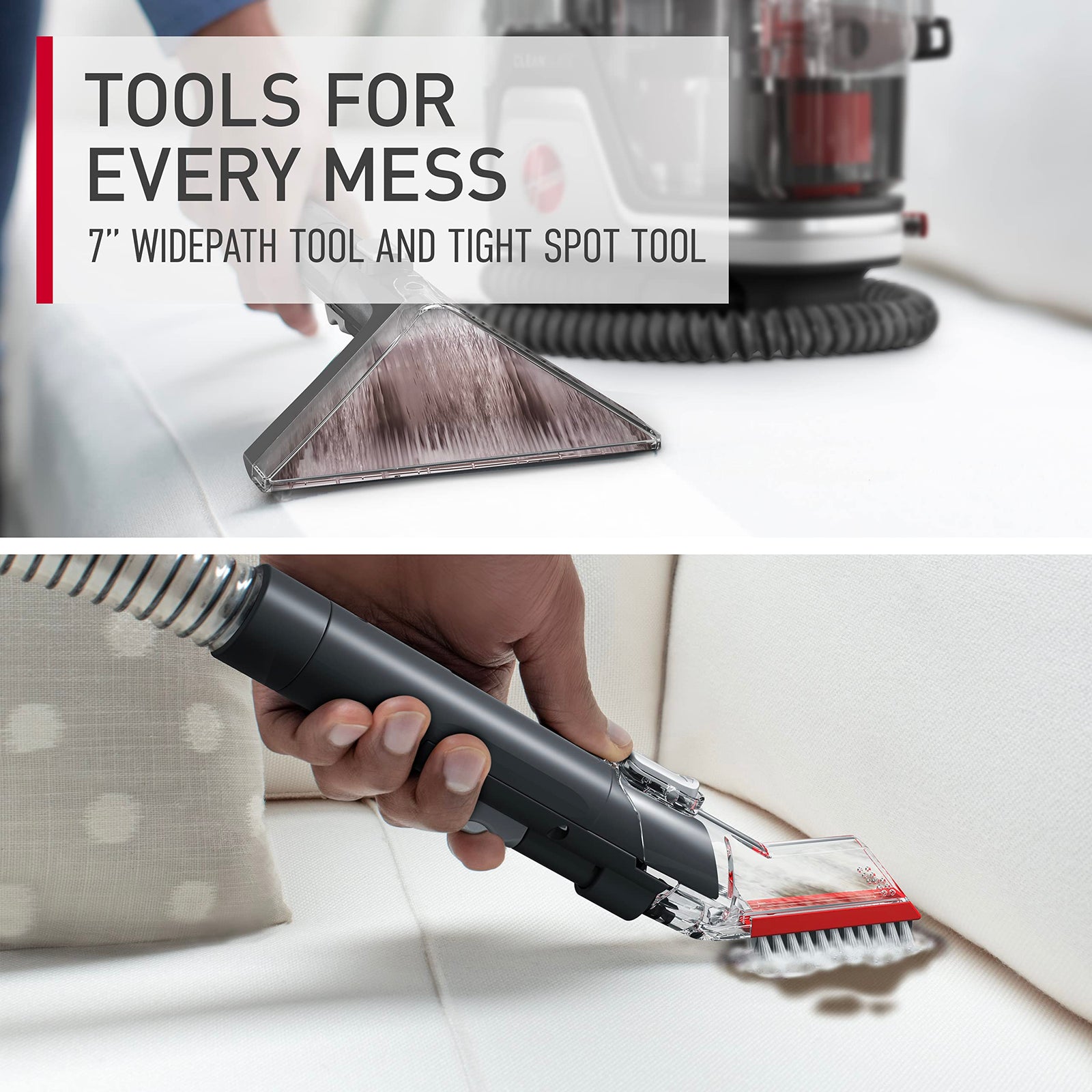 Hoover Cleanslate Carpet & Upholstery Powerful, Multi-purpose Spot Cleaner, Stain Remover, Portable, CDSW-MPME  -Lightly used and the liquid is available but missing.