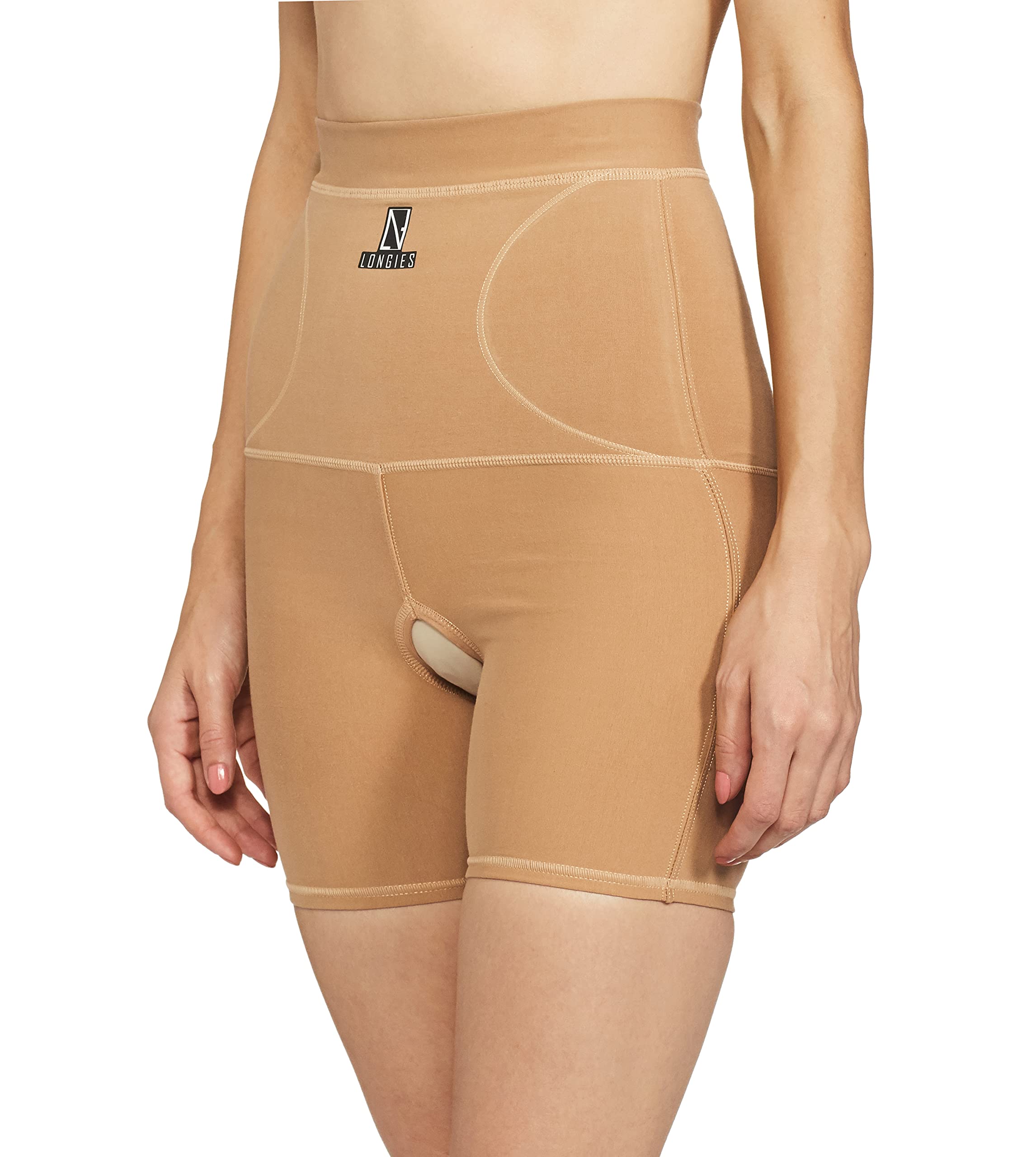 Longies Women Mini Body Shaper for Smooth Silhouette - Safqqa