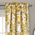 Lush Decor Tanisha Curtains – Room Darkening Floral Vine Print, Window Panel Set (Pair), 84” x 52”
