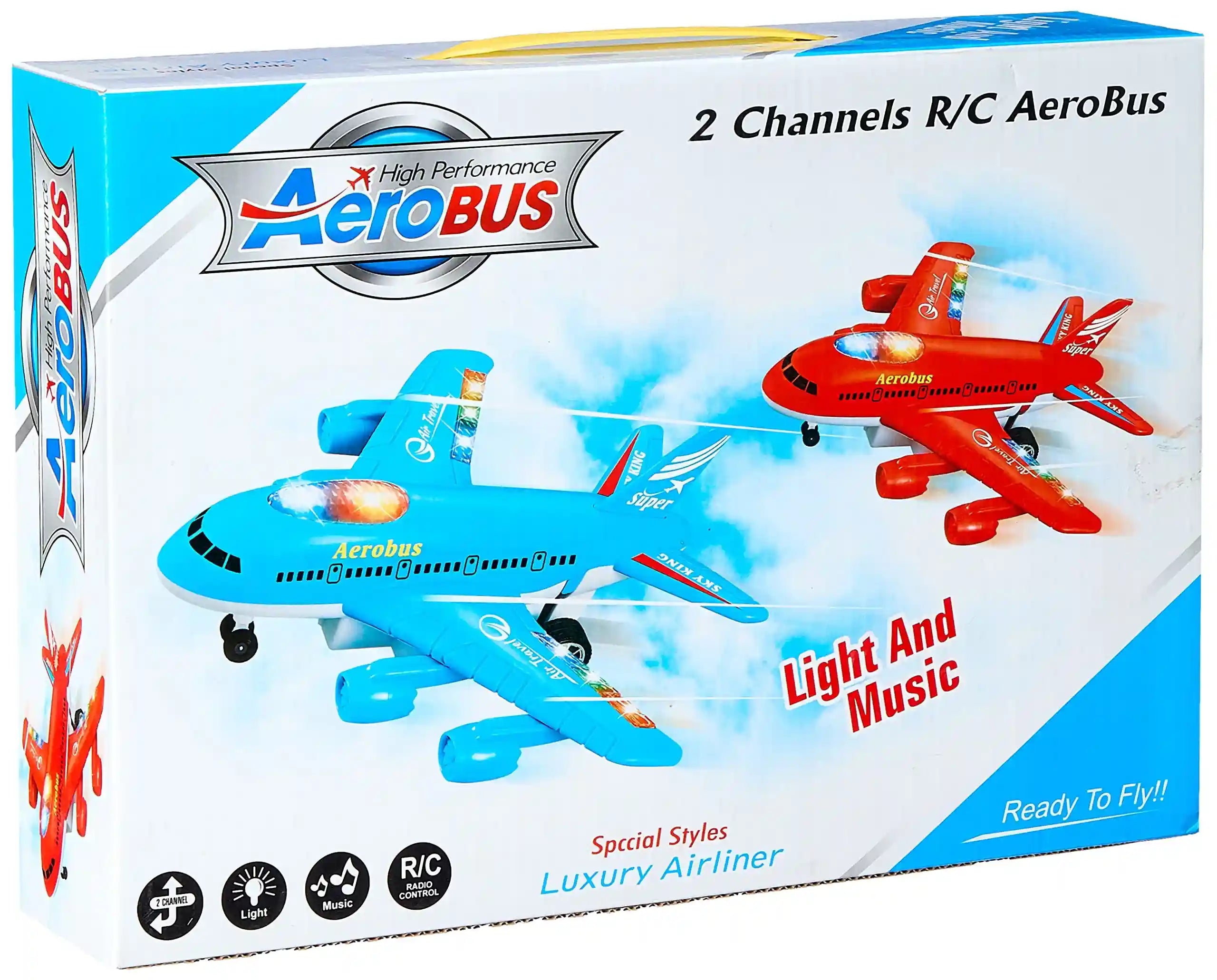 Toy 2 Channels RC Aerobus light And Music