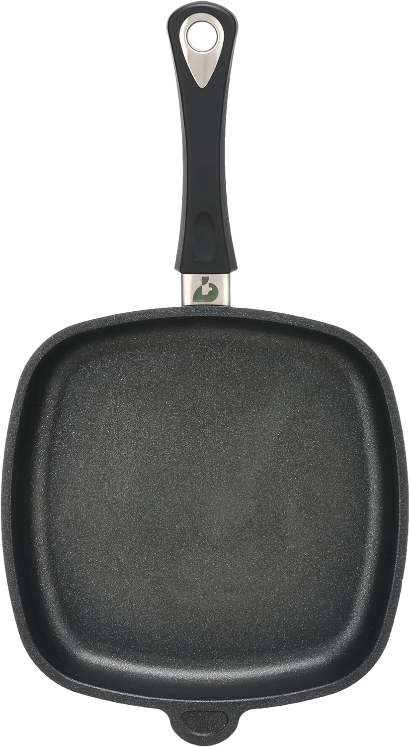 First Titanium Deep Square Pan 26cm Non-Stick Black