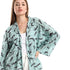 JAMILA Women Eyelash Open Neckline Long Cardigan SWEATER