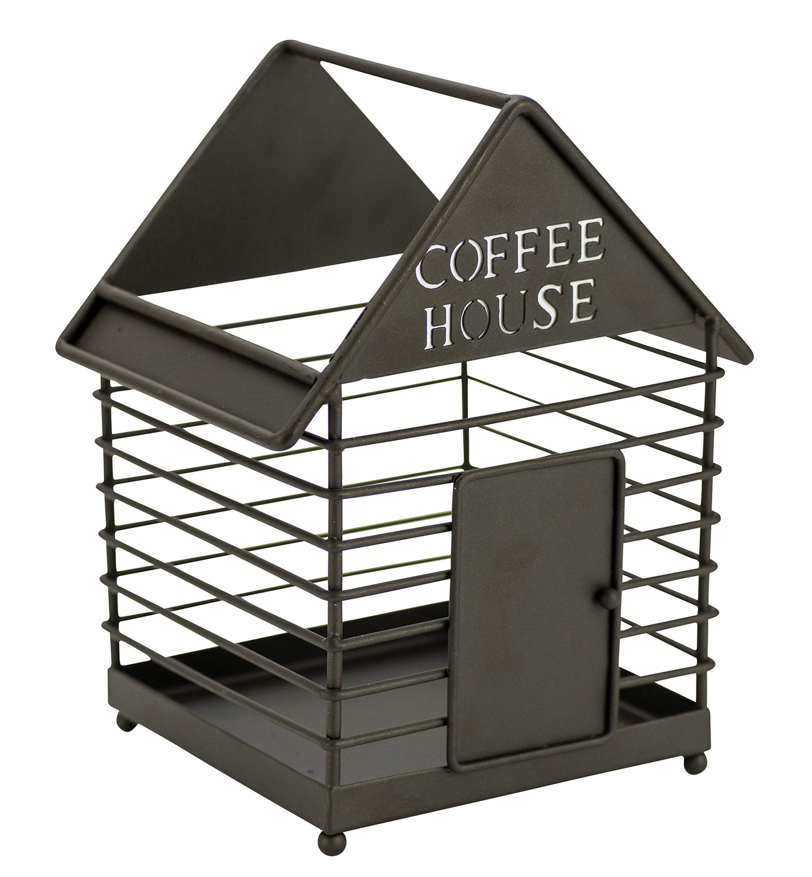 سلة معدنية على شكل قطة من بوسطن ويرهاوس، مصممة لتخزين أكواب القهوة وكبسولات القهوة بطريقة عملية وأنيقة. مصنوعة من معدن متين يوفر ثباتًا وقوة تحمل عالية