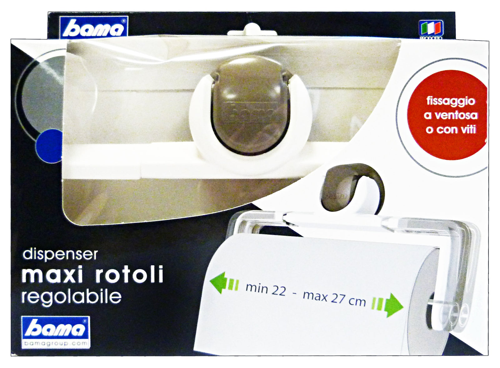 Bama Dispenser Maxi Roll – موزع مناديل ماكسي رول بألوان متنوعة