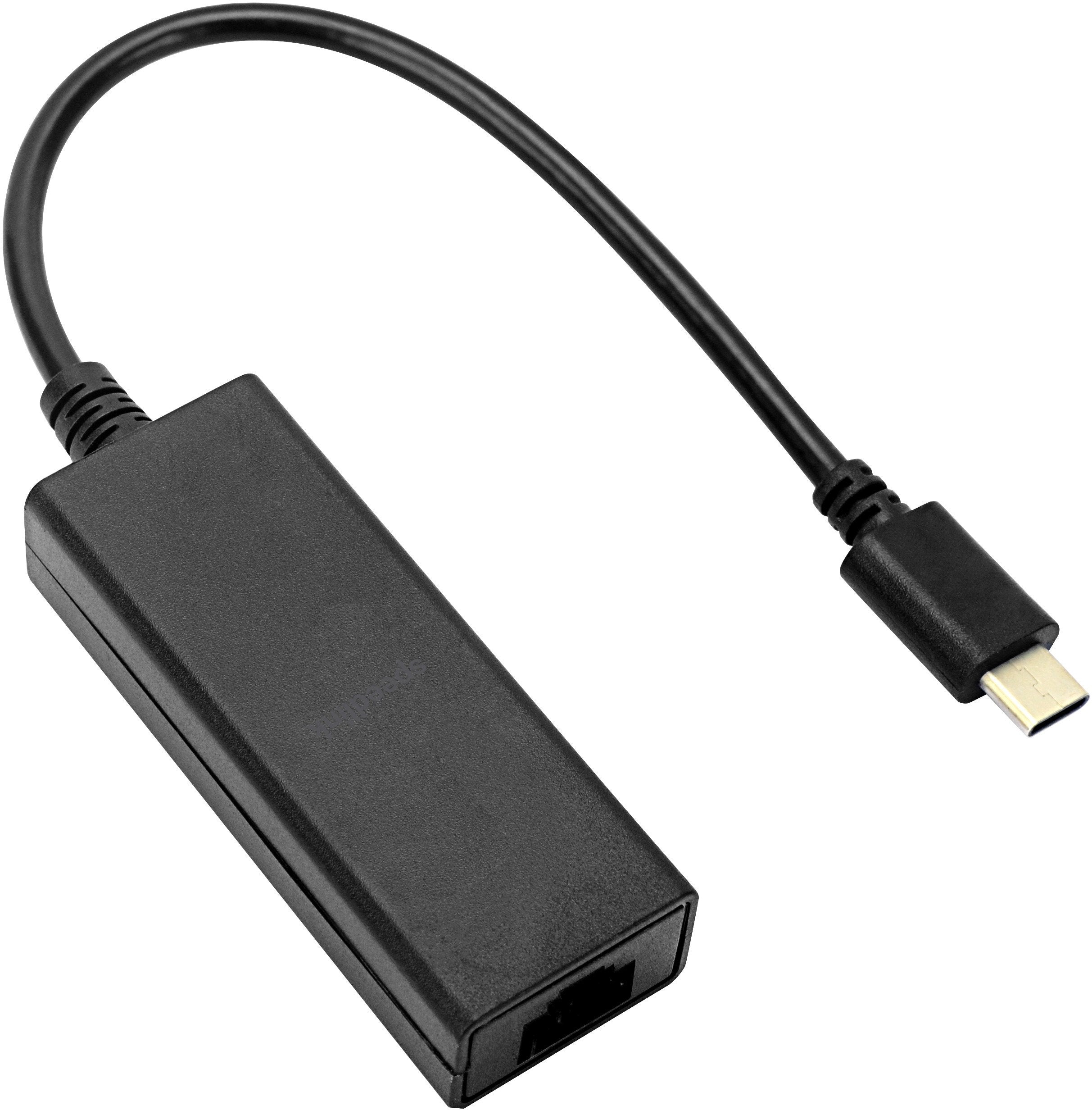 محول سبيد لينك 180015-BK من USB-C إلى إيثرنت